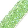 Electroplate Glass Beads Strands X1-EGLA-A034-T8mm-L17-1