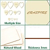 12Pcs 12 Style Wood Hoop Rings Macrame for DIY Craft Making DIY-WH0545-004-3