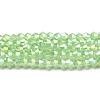 Imitation Jade Electroplate Glass Beads Strands EGLA-A039-J6mm-B01-1