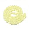 Baking Paint Crackle Glass Bead Strands DGLA-Q023-8mm-YS3-2