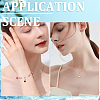 15Pcs 5 Colors Real 18K Gold Plated Brass Micro Pave Cubic Zirconia Charms ZIRC-BBC0002-32-5