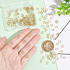 100Pcs 304 Stainless Steel Open Jump Rings STAS-UN0055-26-4