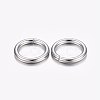 Non-Tarnish 304 Stainless Steel Closed Jump Rings A-STAS-F174-14P-2