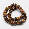 Natural Tiger Eye Beads Strands G-F521-15-2