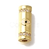 Rack Plating Brass Micro Pave Cubic Zirconia Beads KK-U019-10G-1