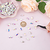 100Pcs Pointed Back Glass Rhinestone Cabochons RGLA-FG0001-05B-3