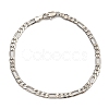 Brass Figaro Chain Bracelets & Necklaces for Women NJEW-U011-11P-3
