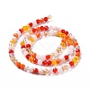 Glass Beads Strands GLAA-E036-09C-3