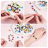 55Pcs 11 Style Mushroom Handmade Lampwork Beads LAMP-SZ0001-14-3