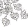 SHEGRACE Valentine's Day Brass Clear Cubic Zirconia Pendants XGRQ3K059-558P-1
