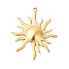 Ion Plating(IP) 304 Stainless Steel Pendants LS-STAS-L268-026G-1