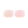 Two Tone Transparent Spray Painted Glass Beads GLAA-T022-03-C06-4