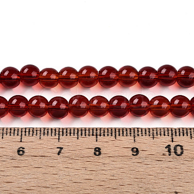 Transparent Glass Beads Strands GLAA-T032-T6mm-20-1
