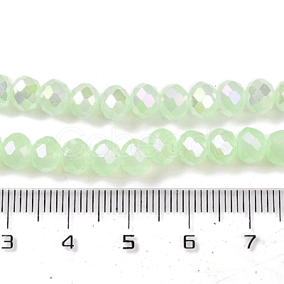 Baking Electroplate Glass Beads Strands DGLA-A039-J6MM-B17-1
