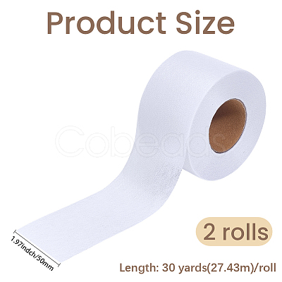 Non-woven Fusible Batting Tape for Quilting DIY-GF0014-17-1