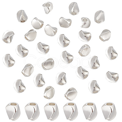 50Pcs Brass Spacer Beads KK-PH0006-36S-1