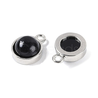 Natural Black Onyx(Dyed & Heated) Pendants G-K372-03P-04-1