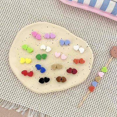 Opaque Acrylic Beads OACR-N163-68-1
