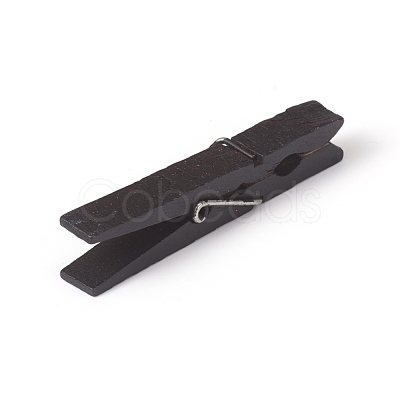 Natural Wooden Craft Pegs Clips WOOD-E010-02B-1