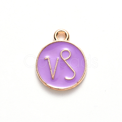 Alloy Enamel Pendants X-ENAM-S124-01A-01E-1