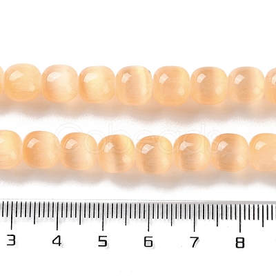 Natural Selenite Beads Strands G-B103-A01-03-1