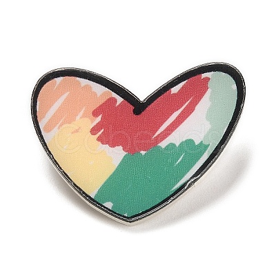 Cartoon Style Acrylic Brooch JEWB-D016-01B-1