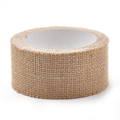 Self Adhesive Burlap Ribbon OCOR-T010-06-4.8cm-1