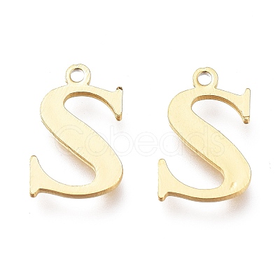 PVD Vacuum Plating 304 Stainless Steel Charms STAS-H112-S-G-1