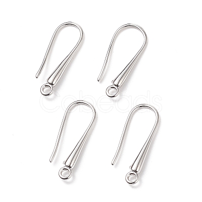 Eco-Friendly Brass Earring Hooks KK-M157-03P-NR-1