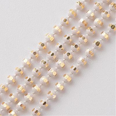Brass Faceted Ball Chains CHC-D268-16-1