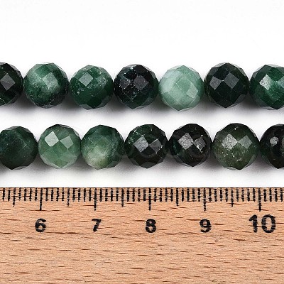 Natural Fuchsite Beads Strands G-T140-20B-1