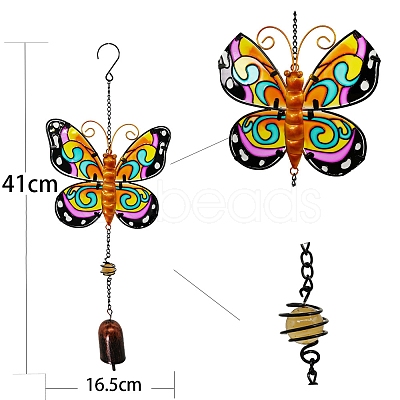 Painted Glass Pendant Decorations PW-WG51632-06-1