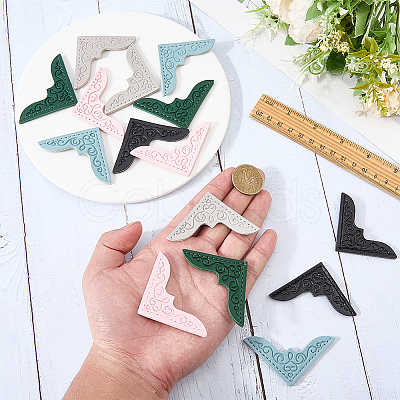 15Pcs 5 Colors PU Leather Corner Protectors AJEW-CL0002-95-1