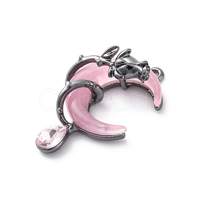 Gothic Alloy Resin Pendants PALLOY-V002-04B-02-1