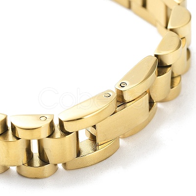 304 Stainless Steel Link Chain Bracelets BJEW-G685-02C-1