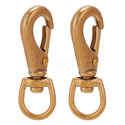 Brass Swivel Clasps KK-AR0001-93A-1