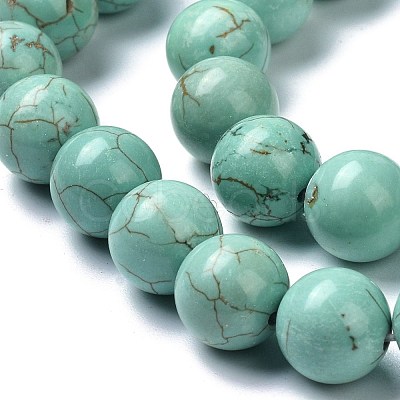 Natural Howlite Beads Strands G-C180-17C-1