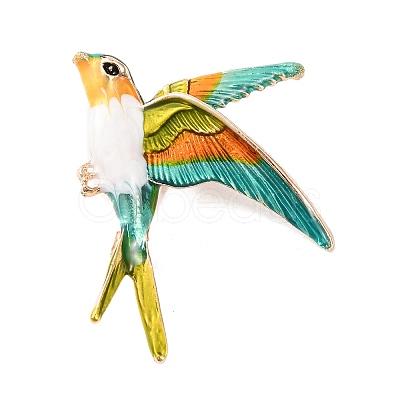Swallow Enamel Pins JEWB-H035-02G-1