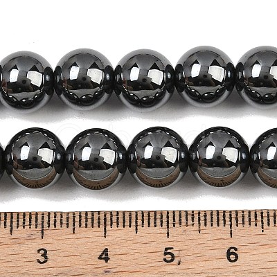 Synthetic Non-magnetic Hematite Beads Strands GG-CBAB93D-B01-10mm-1