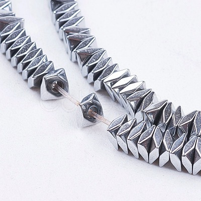 Electroplate Non-Magnetic Synthetic Hematite Strands G-F562-V02-1