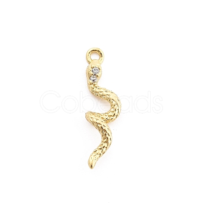 Brass Micro Pave Cubic Zirconia Pendants LS-KK-M321-01D-G-1