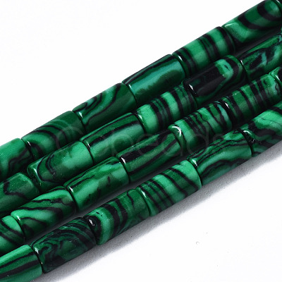 Synthetic Malachite Beads Strands X-G-S366-075-1