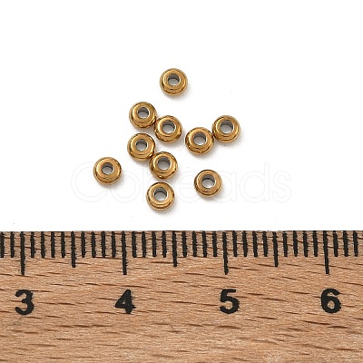 304 Stainless Steel Beads STAS-P448-06A-G-1