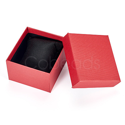 Square Paper Jewelry Bracelet Gift Boxes CON-TAC0010-91A-1