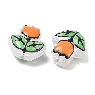 Transparent Glass Enamel Beads LAMP-C023-01E-1
