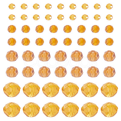 4 Strands 4 Styles Glass Beads Strands EGLA-TA0012-97C-1