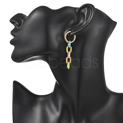 304 Stainless Steel Hoop Earrings EJEW-JE06983-1