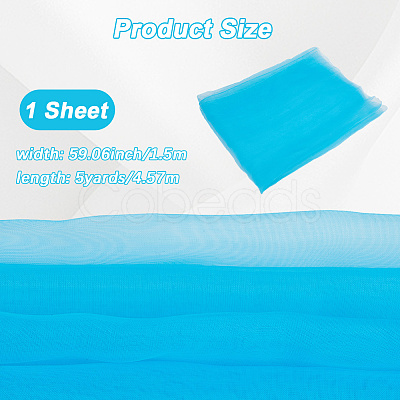 5 Yards Polyester Organza Fabric DIY-CY0001-09B-1