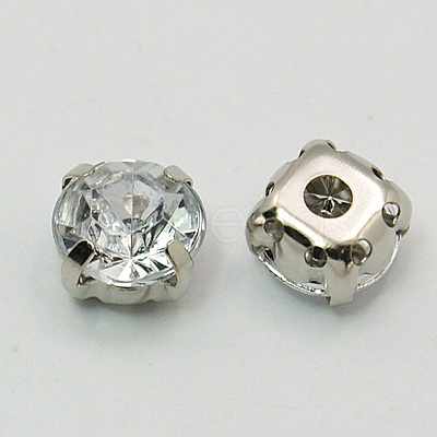 Square Sew on Rhinestone GACR-D001-10mm-01-1