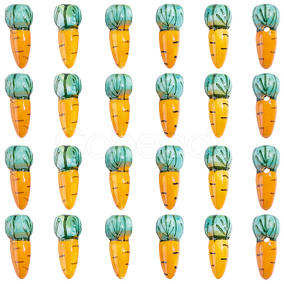 40Pcs Food Theme Handmade Porcelain Beads PORC-PA0001-36-1
